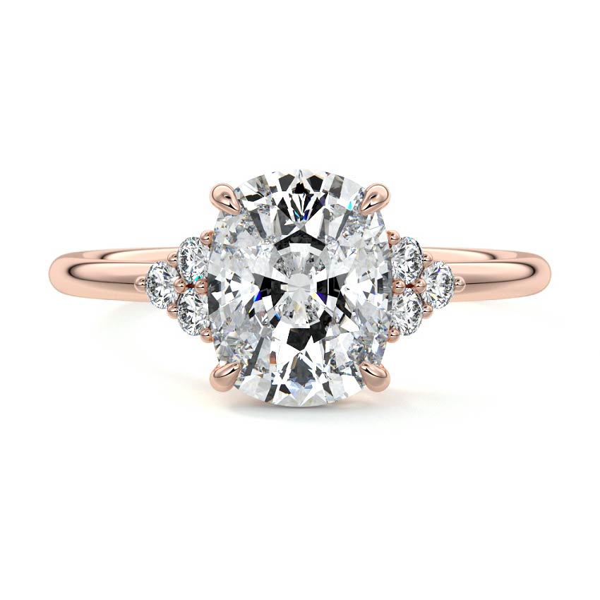 Jocasta - Three Stone Setting With Heart Shapes RG