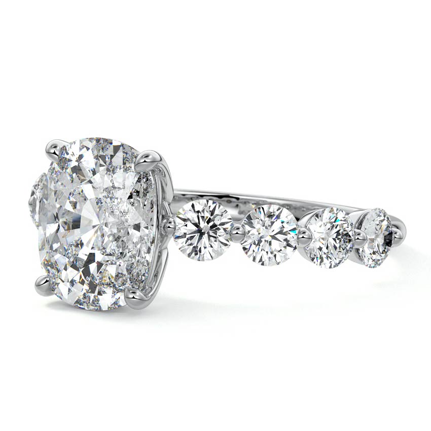 Selene - Floating Diamond Band Setting PL