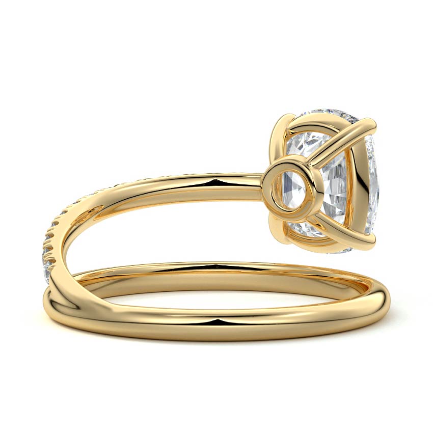 Shai - Solitaire Bypass Wrap Setting YG