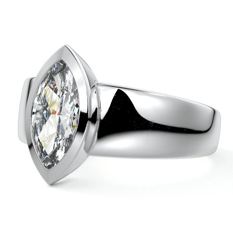 Hilda - Chunky Band With Bezel Setting PL