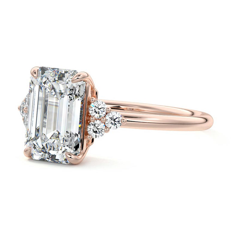 Jocasta - Three Stone Setting With Heart Shapes RG
