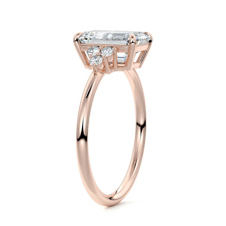 Jocasta - Three Stone Setting With Heart Shapes RG
