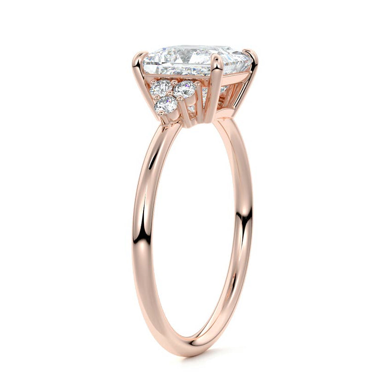 Jocasta - Three Stone Setting With Heart Shapes RG