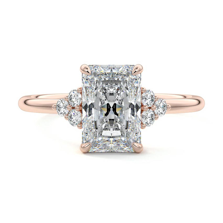 Jocasta - Three Stone Setting With Heart Shapes RG