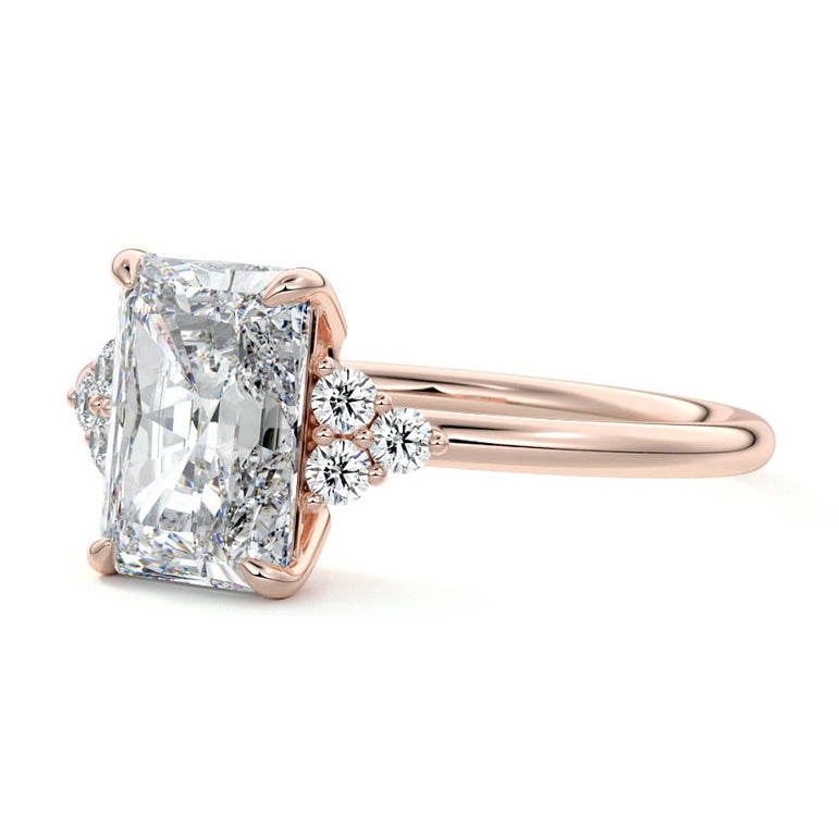 Jocasta - Three Stone Setting With Heart Shapes RG