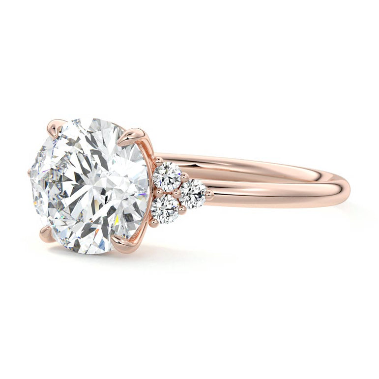 Jocasta - Three Stone Setting With Heart Shapes RG