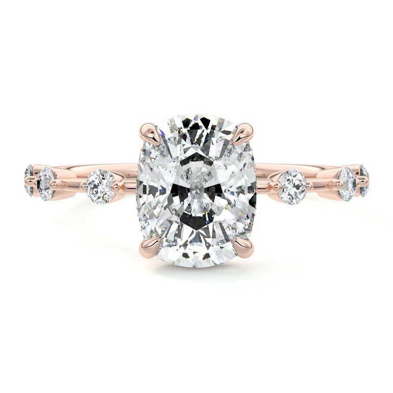 Juno - Six Diamond Sections Ring Setting RG