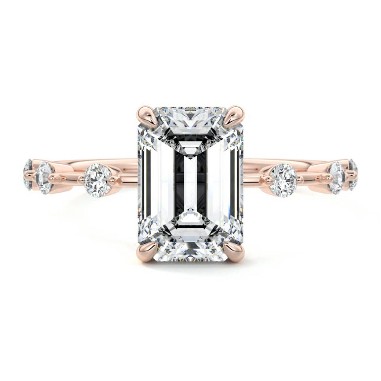 Juno - Six Diamond Sections Ring Setting RG