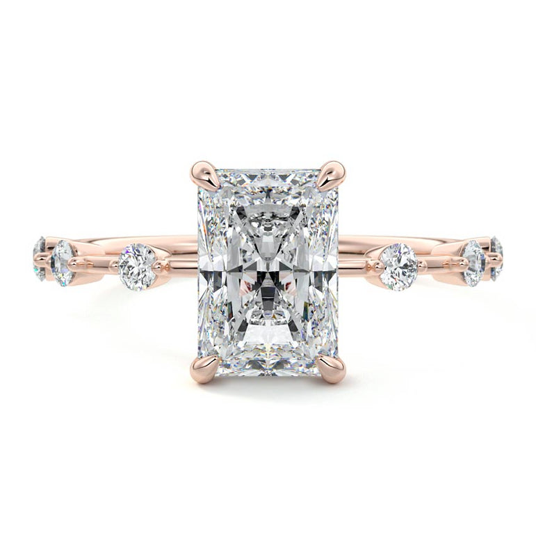 Juno - Six Diamond Sections Ring Setting RG