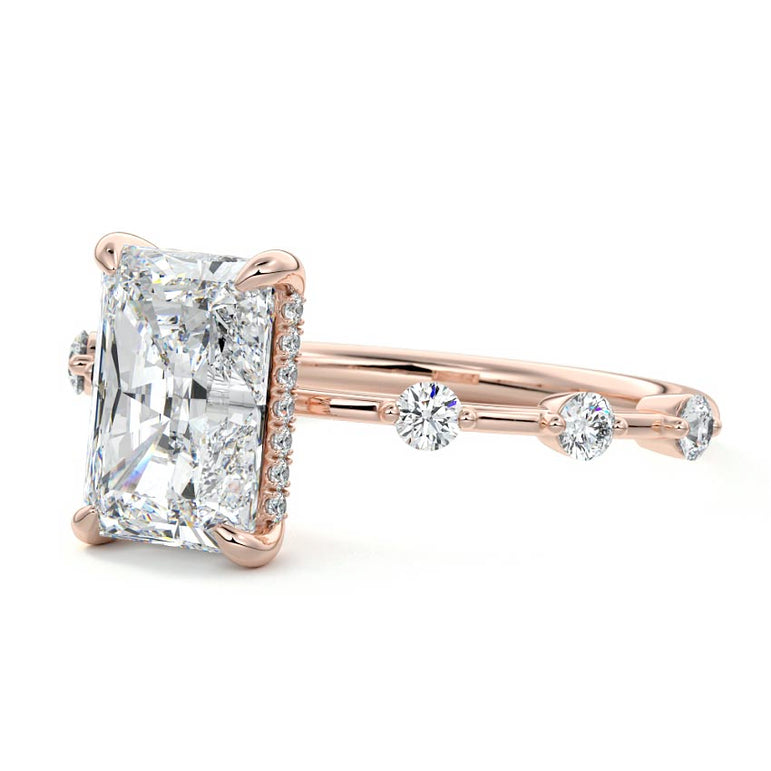 Juno - Six Diamond Sections Ring Setting RG