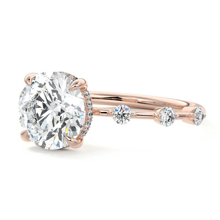 Juno - Six Diamond Sections Ring Setting RG