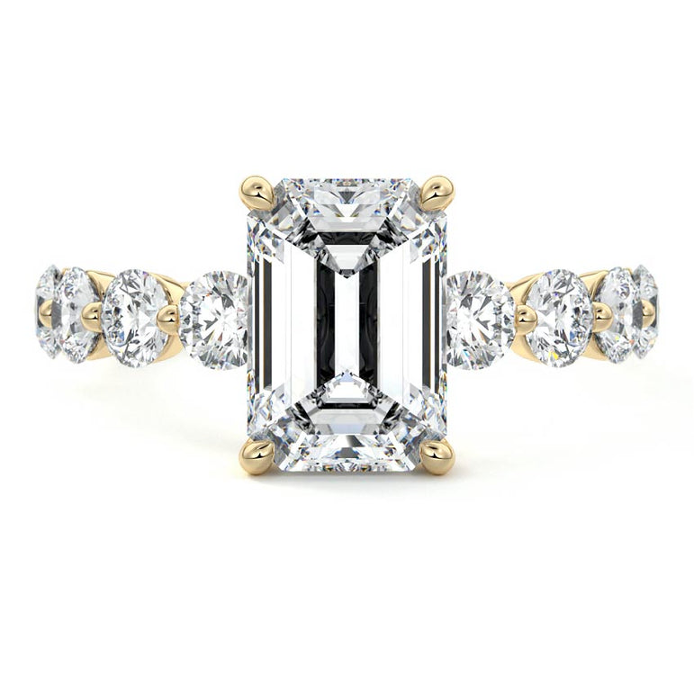 Selene - Floating Diamond Band Setting YG