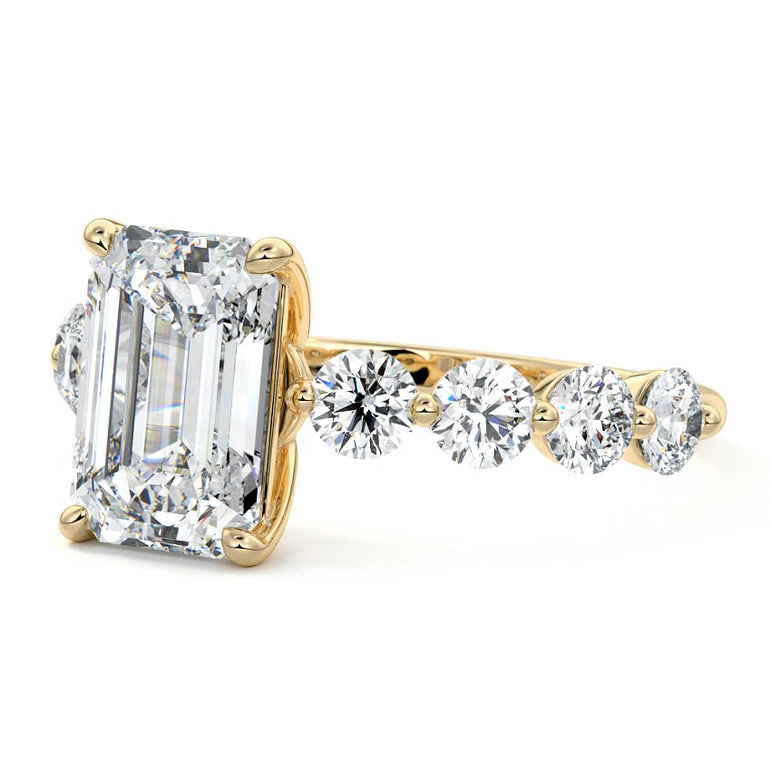 Selene - Floating Diamond Band Setting YG