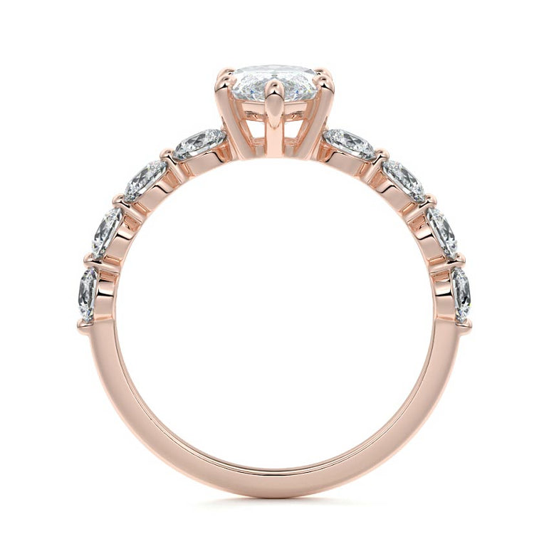 Selene - Floating Diamond Band Setting RG