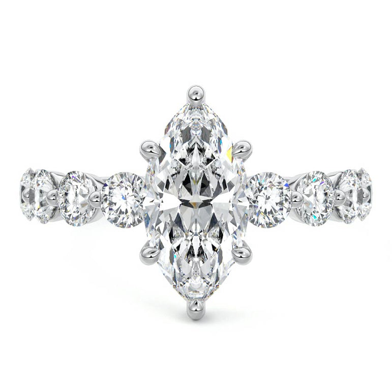 Selene - Floating Diamond Band Setting PL