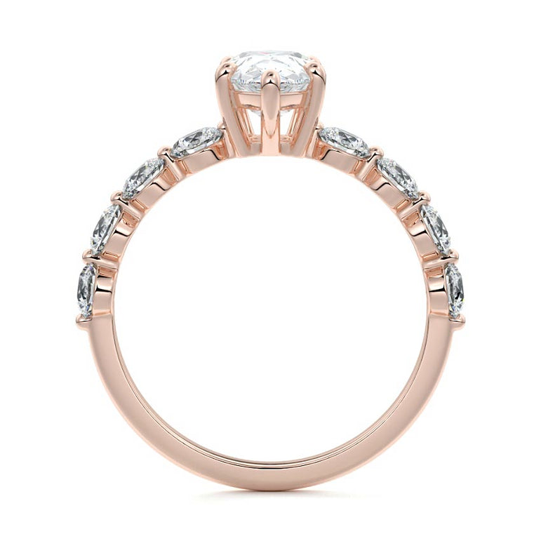 Selene - Floating Diamond Band Setting RG