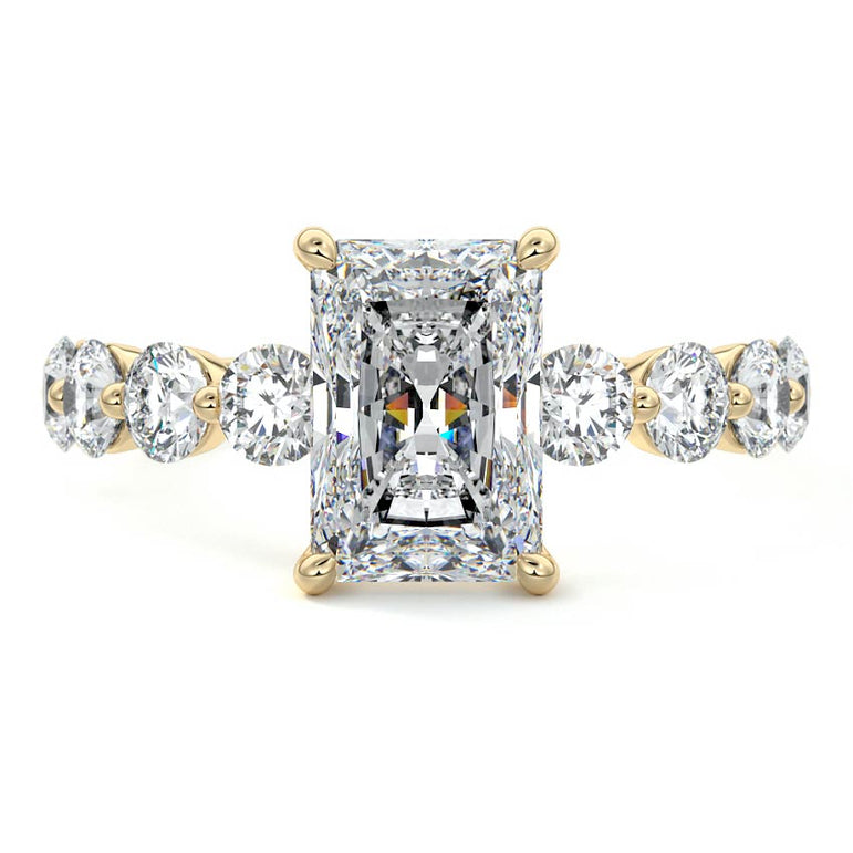 Selene - Floating Diamond Band Setting YG