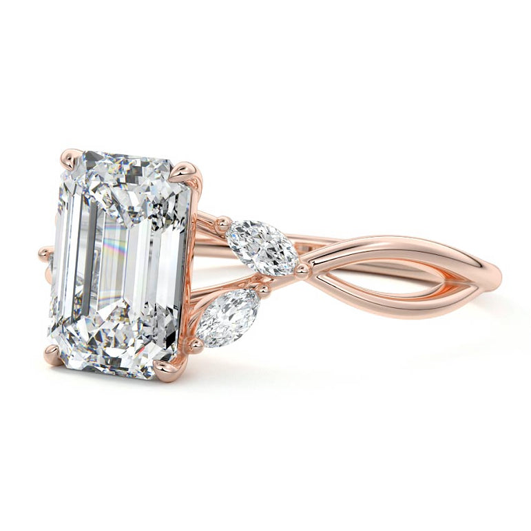 Tethis - Nature Inspired Floral Setting RG