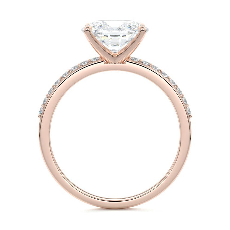 Thalassa - Pave Setting with East / West Set Center RG