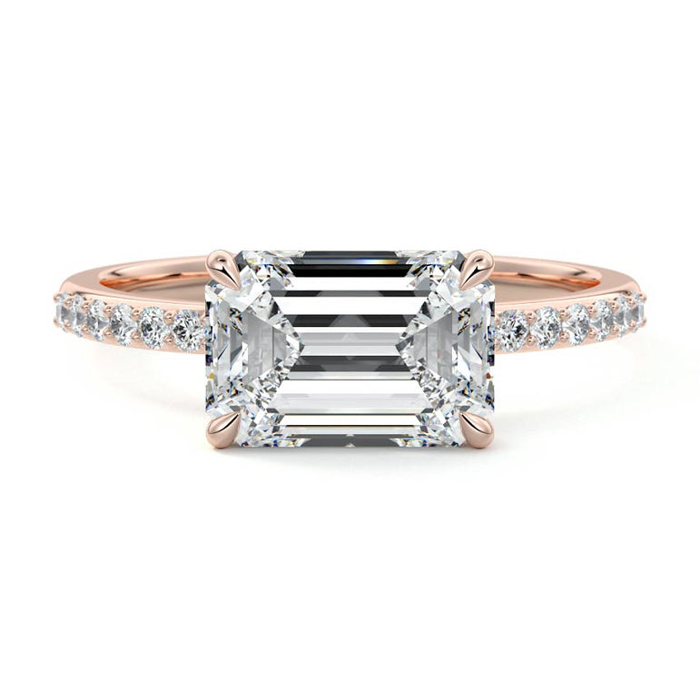 Thalassa - Pave Setting with East / West Set Center RG