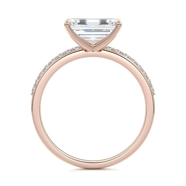Thalassa - Pave Setting with East / West Set Center RG