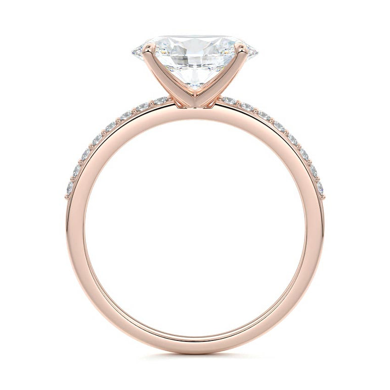 Thalassa - Pave Setting with East / West Set Center RG