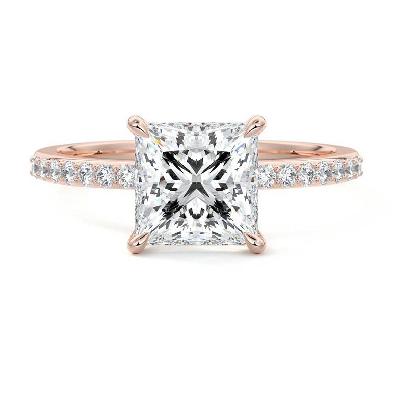 Thalassa - Pave Setting with East / West Set Center RG
