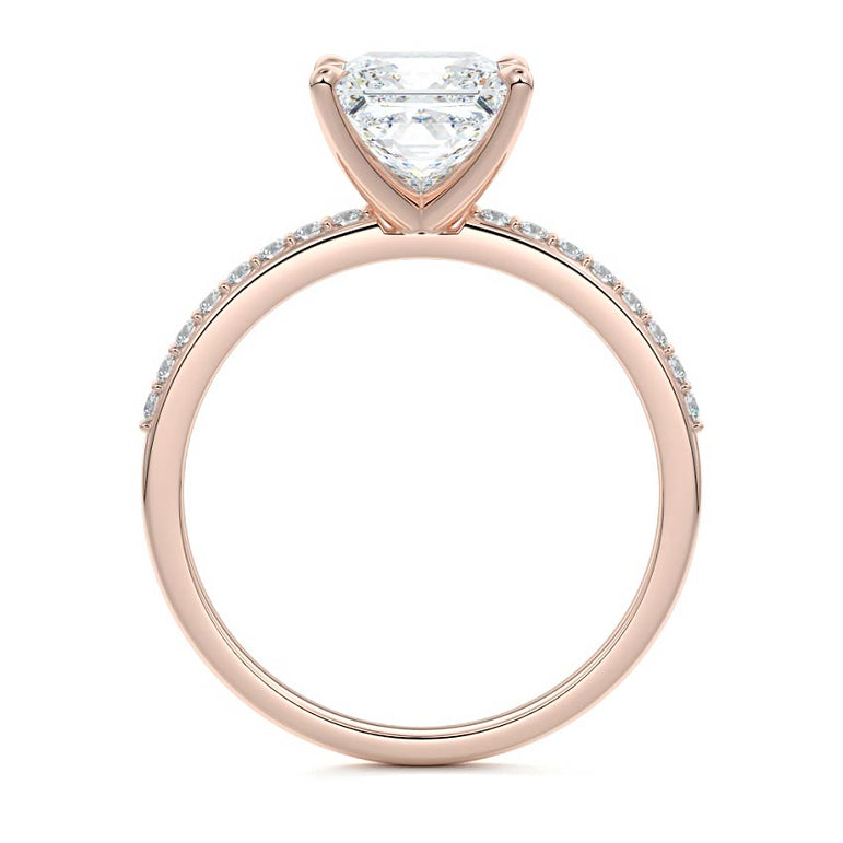 Thalassa - Pave Setting with East / West Set Center RG
