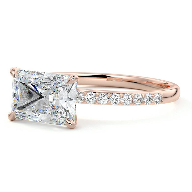 Thalassa - Pave Setting with East / West Set Center RG