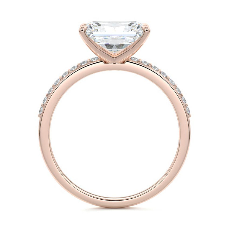 Thalassa - Pave Setting with East / West Set Center RG